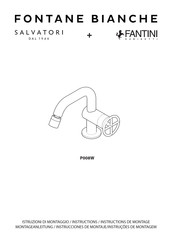 Fantini Rubinetti SALVATORI Fontane Bianche P008W Instructions Manual