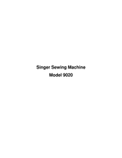 Singer 9020 Manual