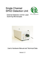 PicoQuant Single Channel SPAD Detection Unit User Manual