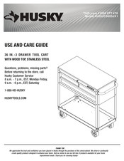 Husky HOUC3603BJX1 Use And Care Manual