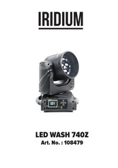 Iridium LED WASH 740Z Manual