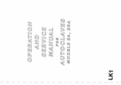 Tuttnauer EA Operation And Maintenance Manual