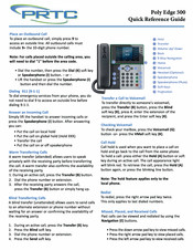 Poly Edge 500 Quick Reference Manual