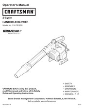Craftsman INCREDI-PULL 316.791650 Operator's Manual