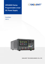 SIGLENT SPD4323X Quick Start Manual