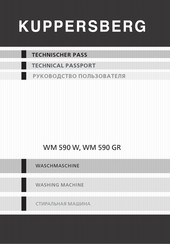 Kuppersberg WM 590 W Technical Passport