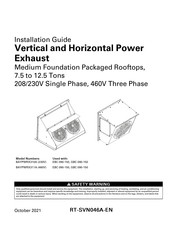Trane BAYPWRX310A Installation Manual