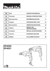Makita DP4020 Instruction Manual