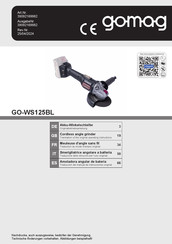 gomag 39092169982 Translation Of The Original Operating Instructions