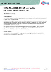 Infineon EVAL TDA38812 1VOUT User Manual