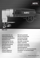 AEG KS 2.5 Instructions For Use Manual