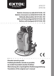 EXTOL PREMIUM 8795737 Translation Of The Original User Manual