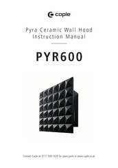Caple PYR600 Instruction Manual