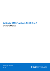 Dell Latitude 5350 2-in-1 Owner's Manual