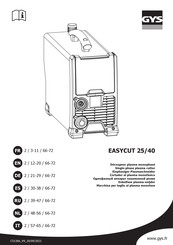 GYS EASYCUT 40 Manual