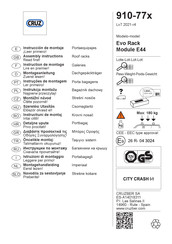 Cruz Evo Rack Module E44 Assembly Instructions Manual
