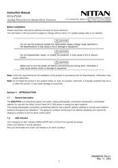 Nittan EVA-PYH3 Instruction Manual