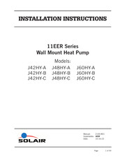 Solair J48HY-C Installation Instructions Manual
