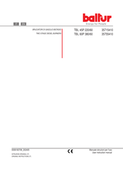 baltur 35715410 User Instruction Manual