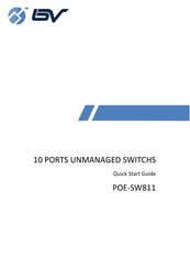 BV POE-SW811 Quick Start Manual
