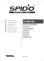DIPRA SPIDO GC-800P-20H Original Operating Instructions