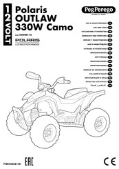Peg-Perego Polaris OUTLAW 330W Use And Care Manual
