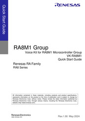 Renesas RA8M1 Series Quick Start Manual