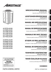 Fujitsu AIRSTAGE AJH108LALBH Specification Manual