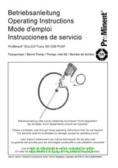 ProMinent 1036147 Operating Instructions Manual