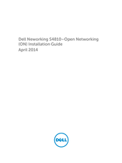Dell Networking S4810-ON Installation Manual