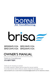 Boreal brisa BRS24HPJ1OA Owner's Manual