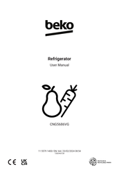 Beko CNG5686VG User Manual