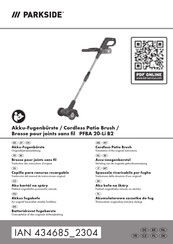 Parkside PFBA 20-Li B2 Translation Of The Original Instructions