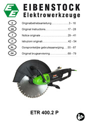 EIBENSTOCK ETR 400.2 P Operating Instructions Manual