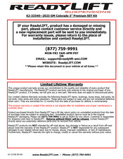 ReadyLift 62-33340 Manual