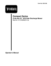 Toro Compact Series Operator's Manual