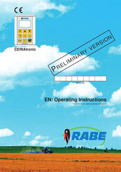 Rabe CERIAtronic Operating Instructions Manual
