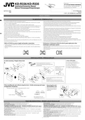 JVC KD-R335 Installation & Connection Manual