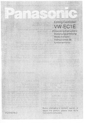 Panasonic VW-EC1E Operating Instructions Manual