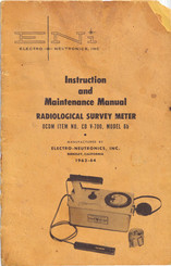 Eni CD V-700 Instruction Manual