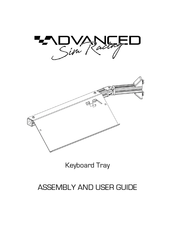 ADVANCED SIMRACING Keyboard Tray Assembly And User's Manual