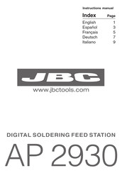 jbc 2930109 Instruction Manual
