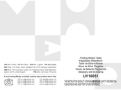 Costway UY10051 Instruction Booklet