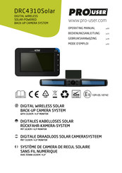 pro user DCR4310Solar Operating Manual
