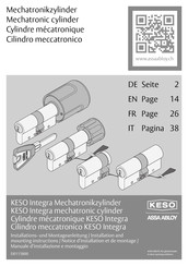 Assa Abloy KESO Installation And Mounting Instructions