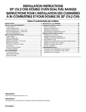 Jenn-Air JDR8895BAW Installation Instructions Manual