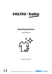 Beko VOLTAS WFL7012VTAC User Manual