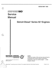 Detroit Diesel 50 Series Service Manual