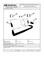 Subaru F411SFL060 Installation Instructions Manual