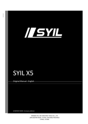 Ningbo SYIL X5 Original Manual